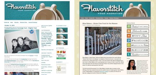 Flavorstitch Website Screenshot